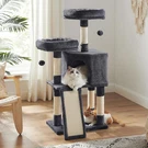 Cat TREE,45.3-INCH Tower,plush Condo With Scratching Post,ramp,perch,spaciou. Fixed Price $50.70.
