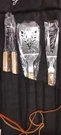 4 Pc. Foster & Rye Bbq Grill Tool Set Canvas Apron Roll The Meats Are Calling. Fixed Price $13.49.
