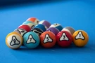 Dynasphere Platinum 2-1/4 In. Belgian Billiards Pool Balls Set W/ Racks. Fixed Price $369.95.