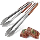 Esie Houzie 16" & 12" Heavy Duty Stainless Steel Grill Tongs With Locking Mec.... Fixed Price $17.70.