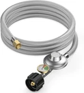 12 Feet Propane Regulator Hose With Gauge,fits For Fire Pit, Heater, Grill And M. Fixed Price $39.64.