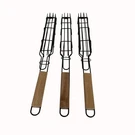 Bbq Basket Skewers Set Of 3 Picnic Tailgate Home Grilling Cook Tool Veggie. Fixed Price $22.55.