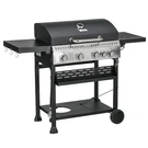 Outsunny 4 Burner Propane Gas Grill With Side Outdoor Barbeque. Fixed Price $239.99.
