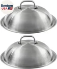 12" Heavy Duty Cheese Melting Dome - Round Basting Cover, Stainless Steel Steami. Fixed Price $41.14.