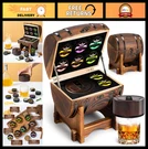 Rechargeable Electric Whiskey Smoker Kit With 8 Flavor Wood Chips - Old Fashione. Fixed Price $119.99.