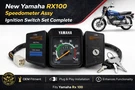 New Yamaha RX100 Speedometer Assembly + Ignition Switch Set Complete Lock. Fixed Price $55.88.