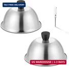 Hasteel 6 Inch Basting Cover, Stainless Melting Dome Set Of 2, Small Metal. Fixed Price $16.13.