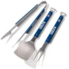 Nfl Youthefan 3-PIECE Bbq Tool Set With Sportula, Tongs, Fork And Openers. Fixed Price $25.51.