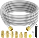 12 Feet High Pressure Propane Hose Extension With Conversion Coupling 1/2" Femal. Fixed Price $50.99.