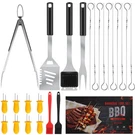 Grill Accessories Kit, Tool Set With 4-IN-1 Bbq Spatula, Fork, Tongs, C.... Fixed Price $43.96.