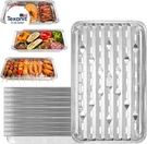 20-PACK 13" 8.6" Food-grade Aluminum Foil Disposable Bbq Grill Trays Perfora. Fixed Price $30.53.