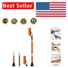 Portable 43'' Snow Brush & Ice Scraper With Smart Storage - Lightweight Design. Fixed Price $59.99.