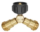Propane Splitter Tank Adapter With Valves 2 Way Lp Gas. Fixed Price $24.22.