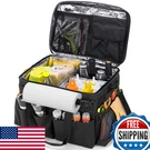 Hodrant Large Insulated Grill Caddy W/ Lid, Bbq Picnic Bag Organizer & Towel Hol. Fixed Price $80.21.