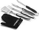 Cuisinart CGS-134BL 3-PIECE Stainless Grilling Tool Set W/black Glove. Fixed Price $37.49.