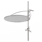 Portable Round Outpost Grill Grate Wood-burning Fire Pit 34"X22" Stainless Steel. Fixed Price $270.20.