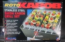 Vintage Kristline Roto-kabob Shish Rotating 6 Skewer Grill Set Made Usa. Fixed Price $29.95.