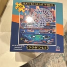 Dowdle Seattle Great Wheel 500-PIECE Interlocking Jigsaw Puzzle 16X20. Fixed Price $15.00.