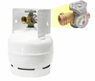 3 Lb. Refillable Steel Propane Cylinder With Opd Valve & Built-in Site Gauge. Fixed Price $83.95.