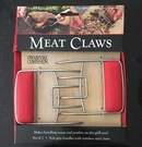 Charcoal Companion Meat Claws Set 2 Nib Stainless Steel Soft Grip Red. Fixed Price $9.99.