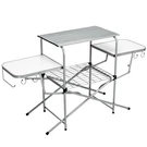 Outdoor Slim-fold Kitchen Portable Camping Cook Grilling Station Bbq. Fixed Price $72.99.