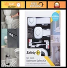 Deluxe Baby Proofing Bathroom Safety Kit - No Tools Needed, Locks For Toilet, Ca. Fixed Price $29.99.