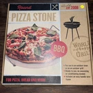 World Grill Red Glazed 14.5" Handled Pizza Stone Bbq Oven New. Fixed Price $12.99.