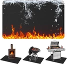 76X48IN Under Mats For Outdoor Grill,waterproof,oilproof And Fireproof. Fixed Price $59.99.