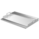 Skyflame Universal Stainless Steel Griddle Plate With Even Heating Bracing Fo.... Fixed Price $153.71.