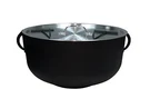 New King Kooker 4 Gallon Pre-seasoned Flat-bottomed Cast Iron Pot. Fixed Price $197.99.
