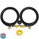 Alloxity 5FT Propane Splitter Hose 2 Way With Shut Off Valve,conv. Fixed Price $43.99.