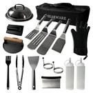 Griddle Set Durable Stainless Steel Tools For Flat Tops Includes Heat-res.... Fixed Price $48.79.