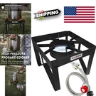 Outdoor Cooker With High Pressure Propane Burner For Camping And Tailgating. Fixed Price $120.99.