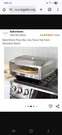 Bakerstone Pizza Box, Gas Stove Top Oven (stainless Steel) - $75. Fixed Price $80.00.