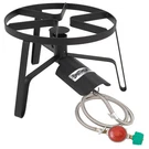 Bayou Classic SP1 100 Qt. Capacity Black Welded Steel Frame Outdoor Cooker. Fixed Price $99.24.