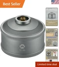 Versatile Refillable Gas Cylinder - 110G Aluminum Canister For Outdoor Cooking. Fixed Price $76.99.