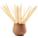 7 Inch Semi Point Bamboo Skewers - 5MM Thick Natural Sticks For Bbq Caram. Fixed Price $12.43.