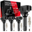 Scitoo 4 Ignition Coils With Iridium Spark Plugs Subaru Forester 2.5L H.... Fixed Price $112.48.