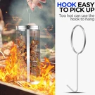 Bbq Rolling Grill Basket Stainless Steel Mesh Cage For Vegetable Fish. Fixed Price $8.99.