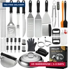 Grilljoy 46PC Griddle Accessories Set With Robust Plastic Handle, All-in-one. Fixed Price $49.86.