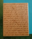 Stampabilities Le London Script Background Rubber TR1008. Fixed Price $7.96.