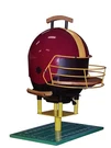 Sports Grills Touch Down 3000 Portable Charcoal Bbq, Burgundy And Yellow. Fixed Price $100.00.