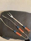 Craftsman Screwdriver Handle Grill Tools Set Of 2 (tongs & Fork) Bbq Rare. Fixed Price $21.99.