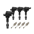 Gagolcar Oem Ignition Coil Pack UF816 27300-2E601 And Spark Plugs (set Of 4) .... Fixed Price $134.86.
