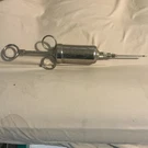 Cajun Injector Chef Williams Metal Marinade Silver Reusable Polished. Fixed Price $35.00.