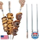 Brazilian Flame Single Skewer For Rotisserie Grill - Koubi, Meat, Veggies. Fixed Price $59.05.