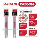 2-PACK Oregon In. Chainsaw Bar & 20D176E70 Echo Poulan Craftsman. Fixed Price $59.98.