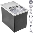 40.9 Qt Stainless Steel Drop-in Ice Chest For Outdoor Bars And Kitchens. Fixed Price $313.99.