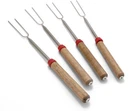 Telescoping Roasting Fork Set Chrome-plated Steel Campfire Cooking 4 Pack New. Fixed Price $39.18.