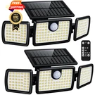 Mihani Solar Lights Outdoor, Quick Charge Motion REMOTE-2 Pack, Black. Fixed Price $66.99.